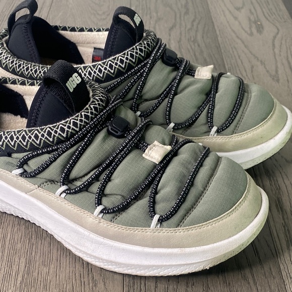 UGG Thinsulate Green and Black Loafers Men’s Size 11 - Picture 3 of 13